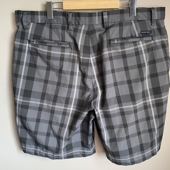 Chaps Golf Men's Gray Plaid Golf‎ Shorts Size 40 - Picture 5 of 12